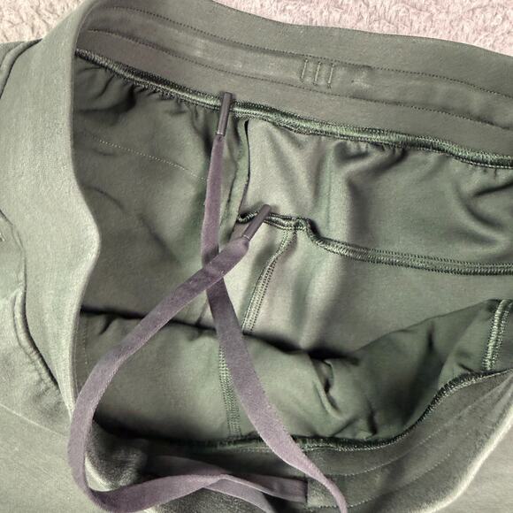 Lululemon Shorts Mens L Green Steady State Sweat Gym Yoga 7” Fleece M7BMSS - Picture 3 of 9